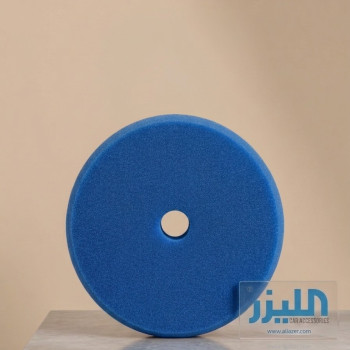 بفر إسفنج تلميع سيارات زرقاء خشنة للقطع الثقيل بفتحة تهوية (Blue Heavy Cutting Foam Pad)