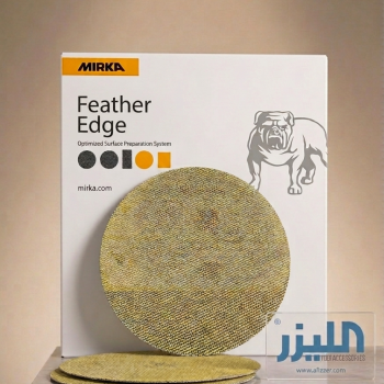 أقراص شبك صنفرة ميركا لدمج وتنعيم حواف الدهان - مقاس 150 مم (Mirka Feather Edge Discs)